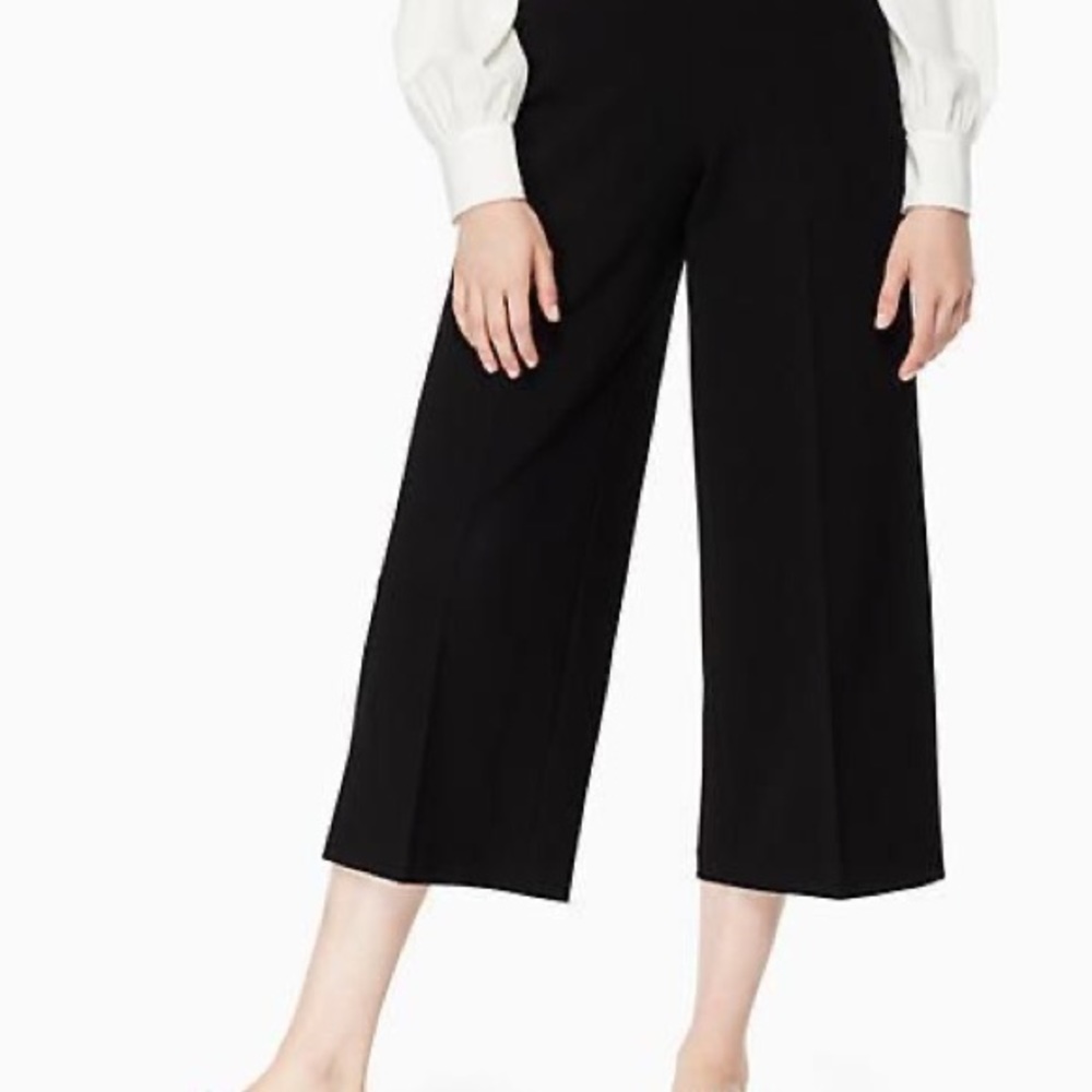Kate Spade High Rise Wide Leg Crop Gaucho Pant